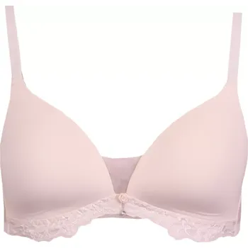 Dámské spodní prádlo Jemně vyztužená podprsenka bez kostic Leilieve M8009 vanila velikost 75B