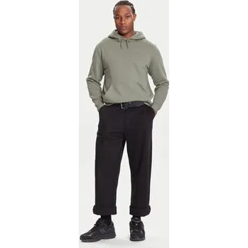 Pánské oblečení Tommy Jeans Mikina DM0DM20742 Zelená Relaxed Fit XL