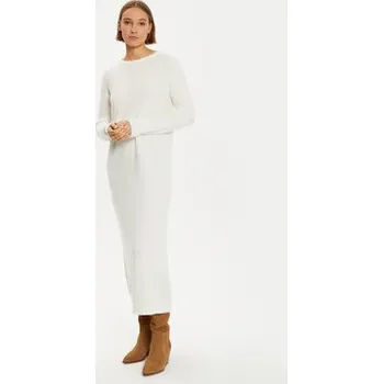 Dámské šaty Liu Jo Úpletové šaty WF4533 MS009 Écru Regular Fit S