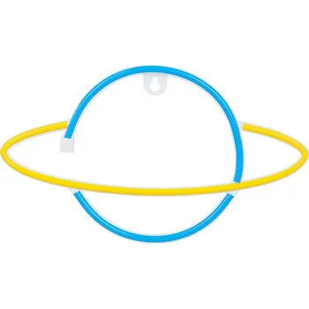 Žárovka Neonové LED světlo SATURN žlutomodré baterie + USB FLNE11 Forever Light