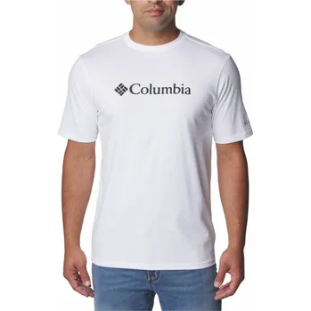Pánská móda Columbia CSC Basic Logo™ Short Sleeve M 1680053100 - white S