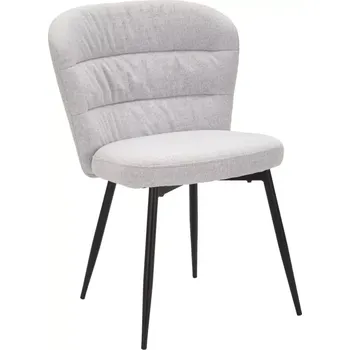 Jídelní židle Sada 2 ks jídelních židlí Losanna šedá/černá