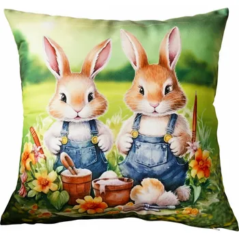 Polštář Velikonoční polštář BUNNY I. 40x40 cm Mybesthome Varianta: Povlak na polštář, 40x40 cm