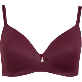 Dámské spodní prádlo Bezkosticová podprsenka Sassa Mode 14457 dark plum velikost 80D