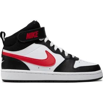 Chlapecké tenisky Dětské Vysoké tenisky NIKE NIKE COURT BOROUGH MID 2 DO5889-161 – Bílá 36,5
