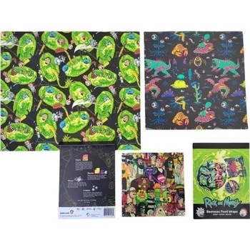 Party dekorace Rick & Morty Voskovaný ubrousek - Set 3 ks