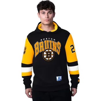 Pánská móda Pánská mikina Fanatics End Zone Fleece Hoodie Boston Bruins M