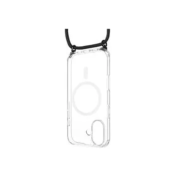 Pouzdro FIXED MagPure Neck s černou šňůrkou na krk pro Apple iPhone 17