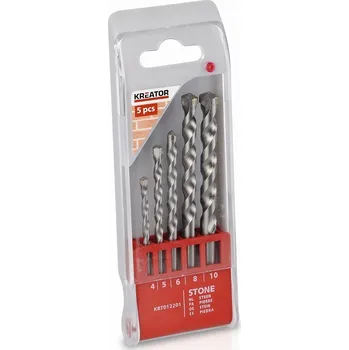 Dílna Kreator KRT012201 - 5 ks Vrtáků do zdiva 4-5-6-8-10 mm