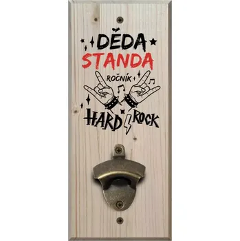 Otvírák Nástěnný otvírák Děda, ročník HARD ROCK