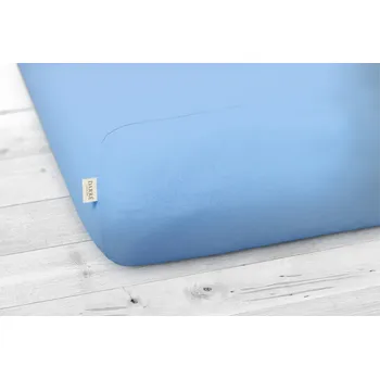 Prostěradlo DARRÉ Jersey prostěradlo - 2.jakost - 140x200x20 - středně modré Velikost: 140 x 200