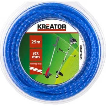 Kreator KRTGTT3025 - Struna kroucená 3 mm x 25 m