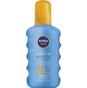 Opalování Nivea Sun Protect & Bronze Sun Spray SPF 20 200ml