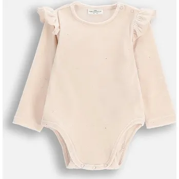 Kojenecké body s bavlnou Coccodrillo ZC5112105EBG béžová 08X, vel. 74