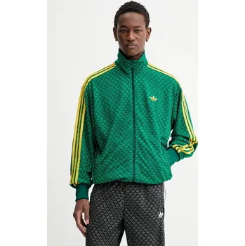 Pánská mikina Mikina adidas Originals Firebird KD0382 zelená 77X, vel. S