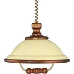 73006 Z54 ACRYL WOOD/WLA-04,CHANDELIER WALNUT