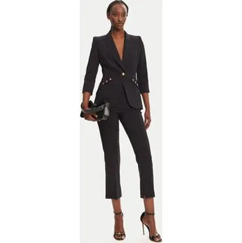 Dámské oblečení Elisabetta Franchi Sako GI-164-52E2-V640 Černá Regular Fit 42