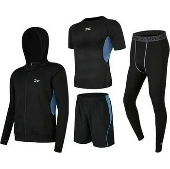 Merco Runner 4M fitness set modrá POUZE S (VÝPRODEJ) + DÁREK