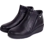 Vlnka Dámské kožené kotníkové boty na zip Marcela černá velikost obuv dospělí 36