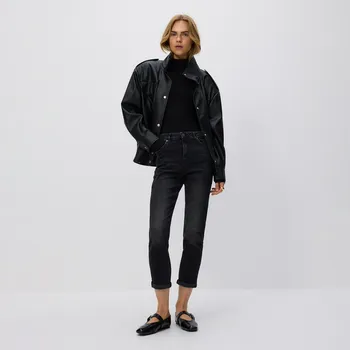 Dámské oblečení Reserved - Džíny boyfriend - šedá - 753FZ-90J - 753FZ-90J-36