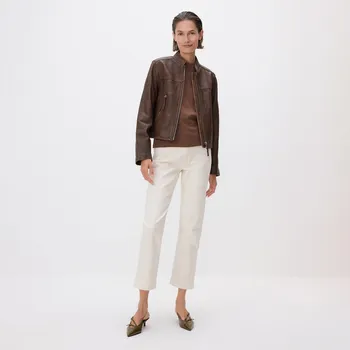 Dámské džíny Reserved - Džíny straight - krémová - 570CW-01J - 570CW-01J-40