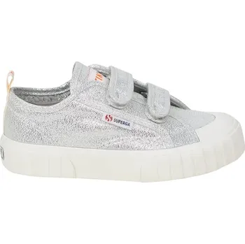Chlapecké tenisky Dětské tenisky Tinycottons METALLIC SNEAKERS X SUPERGA SS25.911 stříbrná SLV, EUR 33