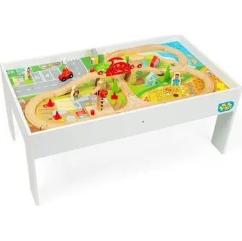 Hračka Bigjigs Rail Dřevěná vláčkodráha a stůl