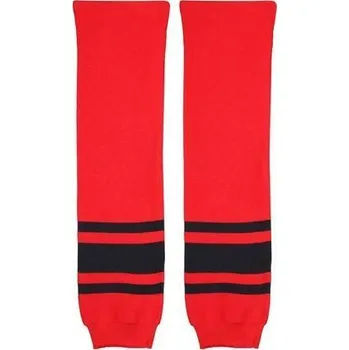 Merco Malše hokejové štulpny žák červená-černá POUZE 1 pár (VÝPRODEJ)