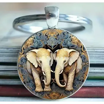 Přívěsek na klíče se slonem