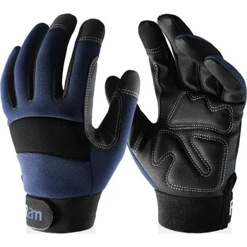 Rukavice Pracovní rukavice Unisex Velikost univerzální Dotykové ochranné rukavice s PU kůží Odolné rukavice pro práci XL