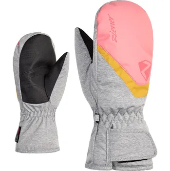 Lyžařské rukavice palčáky ZIENER-LORIANO AS(R) MITTEN glove junior, pink vanilla Růžová 4,5