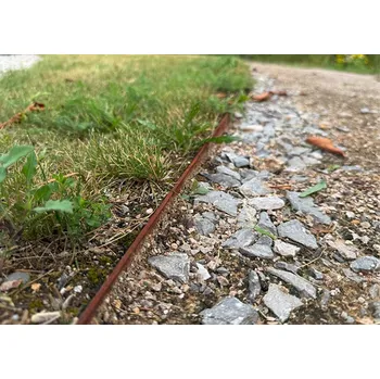 Zahradní obrubník Corgarden Zahradní obrubník MODO - Corten 142 × 14 cm