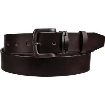 Módní doplněk Pánský kožený hnědý pásek 9-40 šířka 40 mm 115 cm
