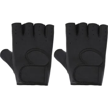 Fitness rukavice Unisex fitness rukavice Protiskluzové rukavice na cvičení z polyesteru a neoprenu Posilovací rukavice do fitka černá XL