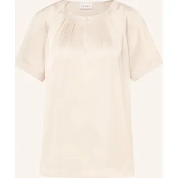 Dámská halenka Comma Dámská Satinová Halenka, světle hnědá, 42