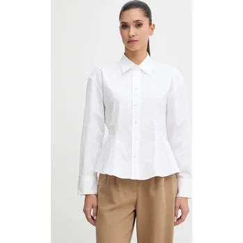 Dámská košile Bavlněná košile HUGO Emperor 50552863 bílá 00X, vel. 36