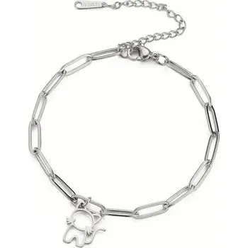 Náramek Náramek s kočkou ocelový