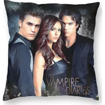 Polštář Povlak na polštář The Vampire Diaries (Upíří deníky) - 40 x 40 cm (70)