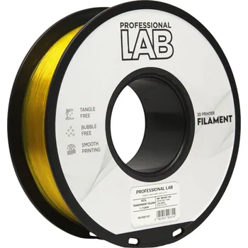 Filament Prof. Lab PETG Transparent Yellow (transparentní žlutá) 1 kg - Filament