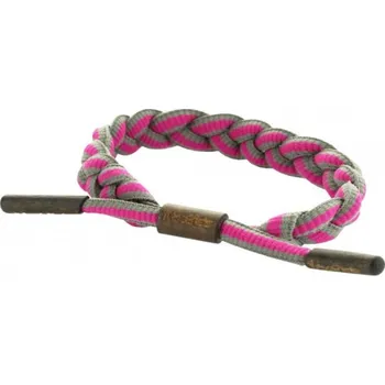 Náramek Náramek na ruku Tubelaces TubeBlet - šedý-růžový