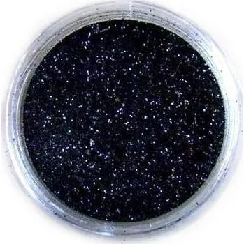 NehtyShop Třpytky na nehty, černé 2g