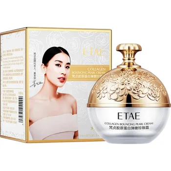 Krém na obličej proti vráskám s kolagenem Perlový krém Hydratace 30 g Anti-age péče pro pevnější pleť
