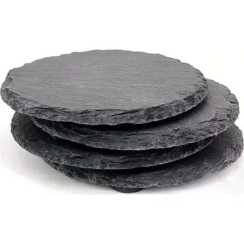 Set kulatých podtácků z Břidlice 4ks