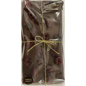 Cukrovinka Sklepudiwizsa, Kazimierz Dolny,Polsko MLÉČNÁ ČOKOLÁDA S TŘEŠNĚMI