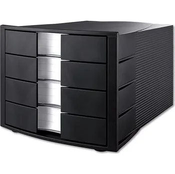 Zásuvkový kontejner HAN 4 zásuvky, černý