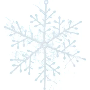 Vánoce Velké sněhové vločky 9 ks 15 cm Třpytivé bílé závěsné Vánoční ozdoby na stromeček Dekorace pro dům kancelář i oslavy