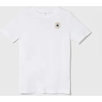 Dětská móda Dětské bavlněné tričko Converse 9C9506 bílá 00X, vel. 122-128