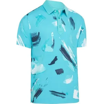 Pánská móda Callaway Callaway Outside The Lines Print pánské polo BALTIC velikost M