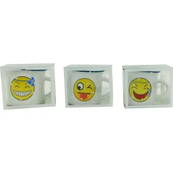 PROHOME - Hrnek úsměv 5x5,5cm různé dekory