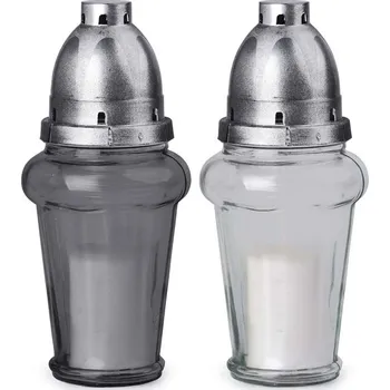 Smuteční dekorace Hřbitovní sklo 21 cm, vklad 75g 20 h. mix